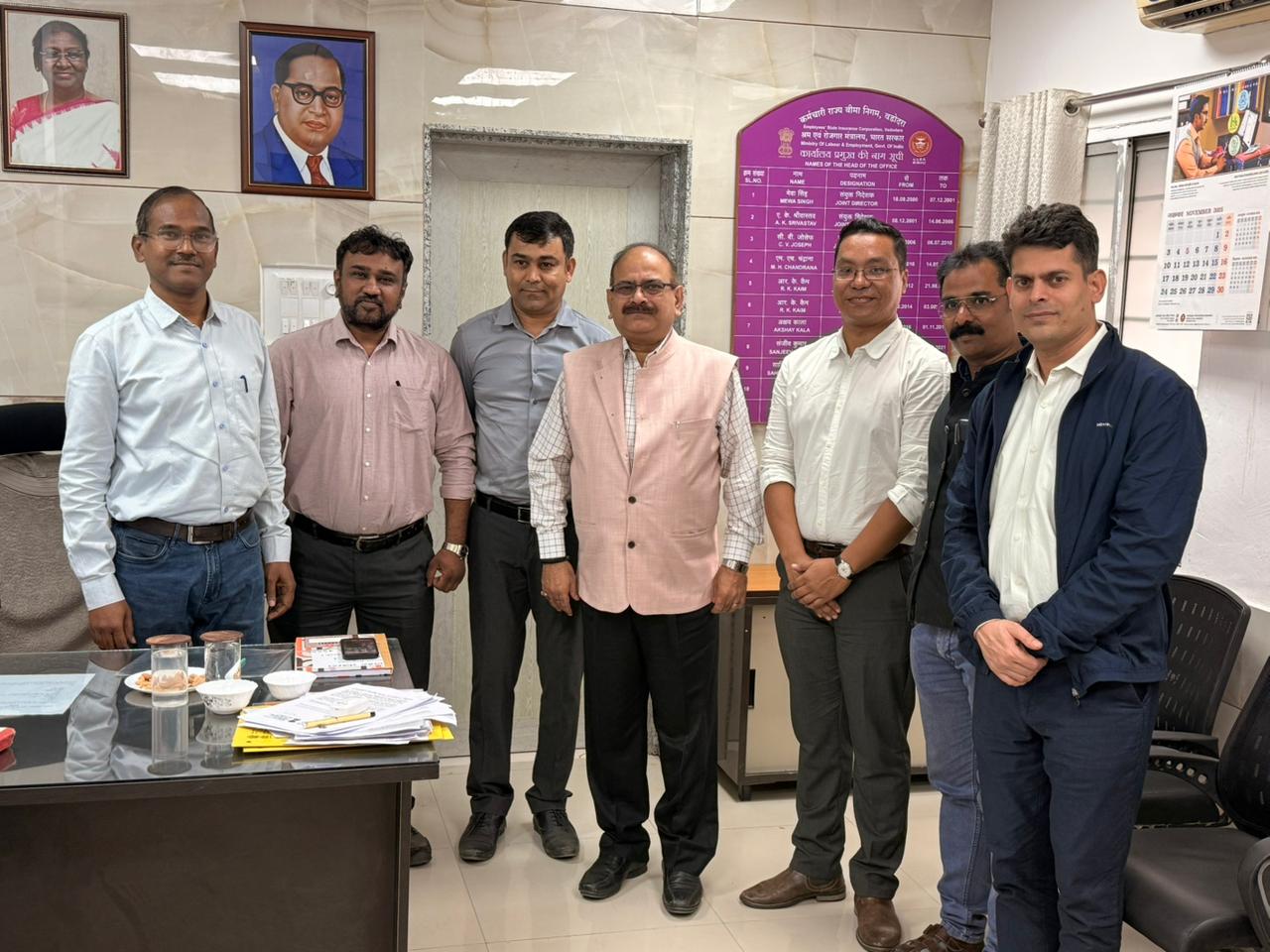 Hon'ble Shri Pranay Sinha, IC (EZ & NEZ)'s visit of SRO Vadodara